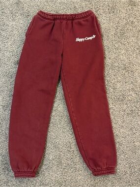 Happy Camp3r Cloud Joggers Burgundy